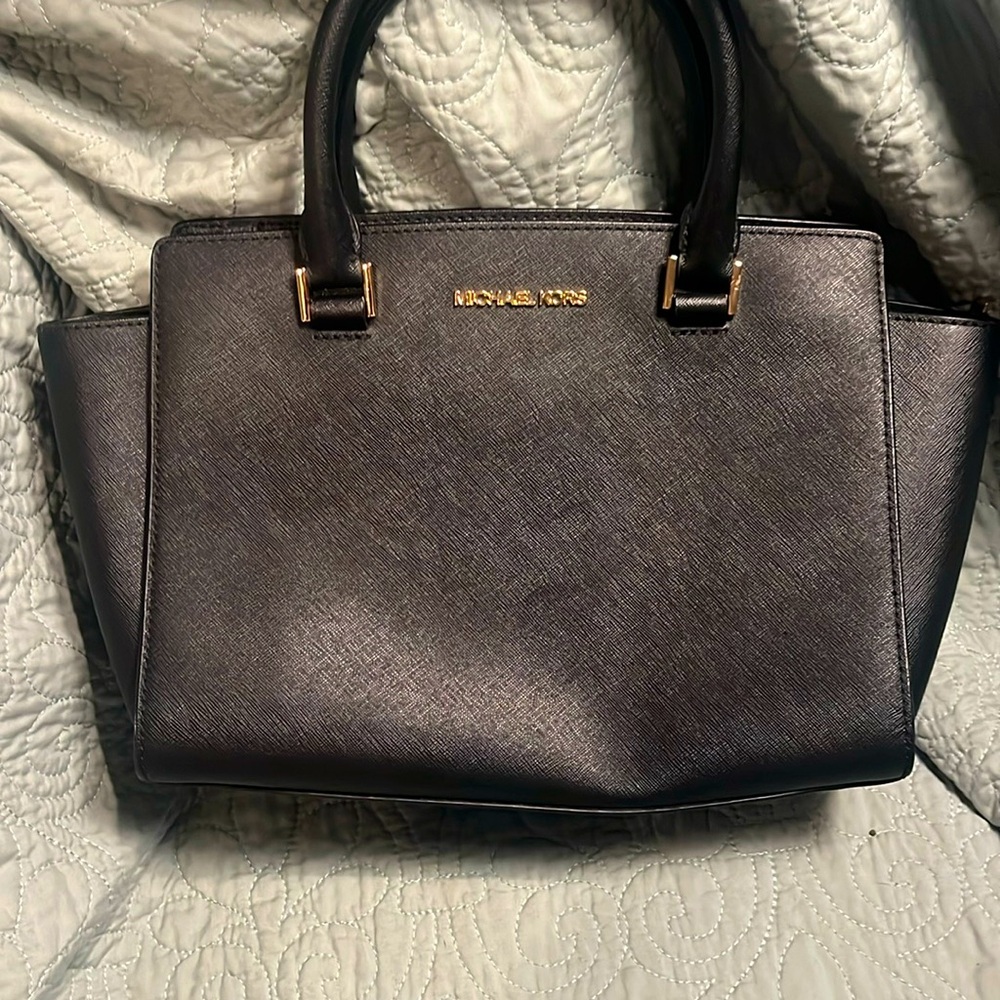 Michael Kors black Selma handbag
